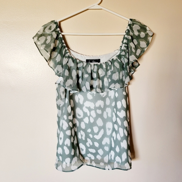 Sam Edelman ruffled sleeveless blouse - Picture 4 of 9